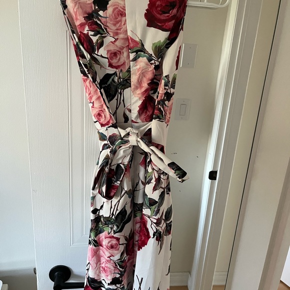 New with tags vintage print rose dress. - Picture 4 of 5